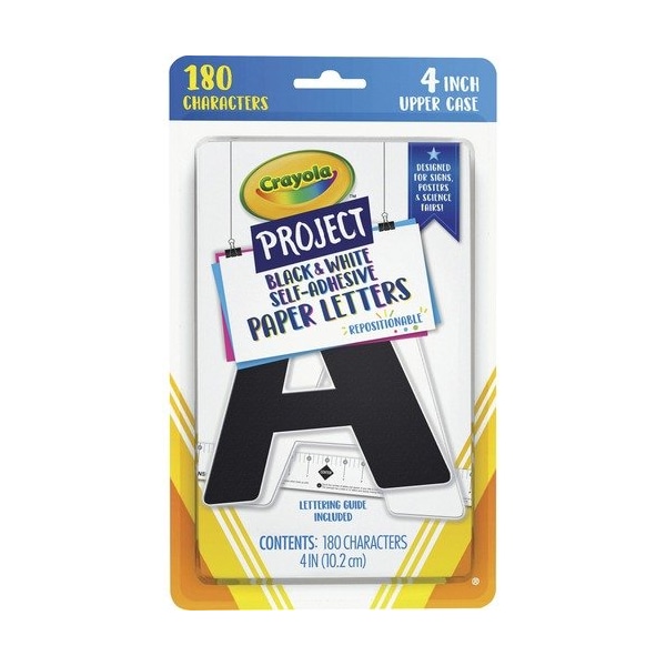 Pacon Letters, Self-adhesive, 4inH, 154 PACP1644CRA - main